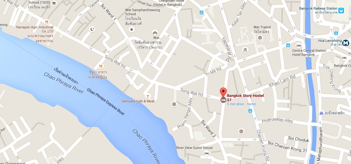 Bangkok Story Hostel Google Maps 